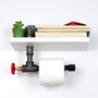 Hanah Home Boruraf244 Portarrollos de Papel Higiénico MDF Estilo Industrial Blanco